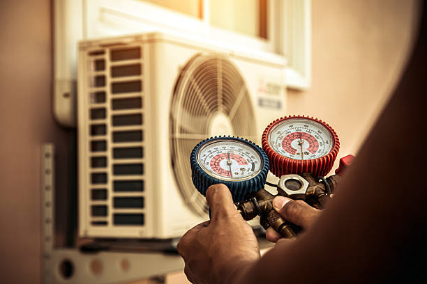 Professional Ac Installation technician working in Eastport, ME